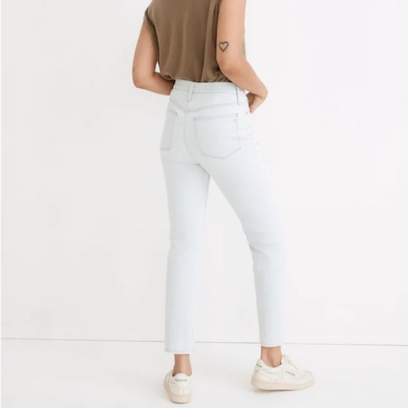 Madewell The Momjean in Bloomfield Wash: TENCEL™ Denim Edition Sz 32 - Picture 3 of 11